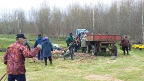 в Пречистенском сельском поселении провели благоустройство кладбища д. Ленино - фото - 3