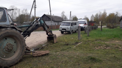 в село Пречистое Пречистенского сельского поселения были проведены работы по устранению прорыва на водопроводе - фото - 1